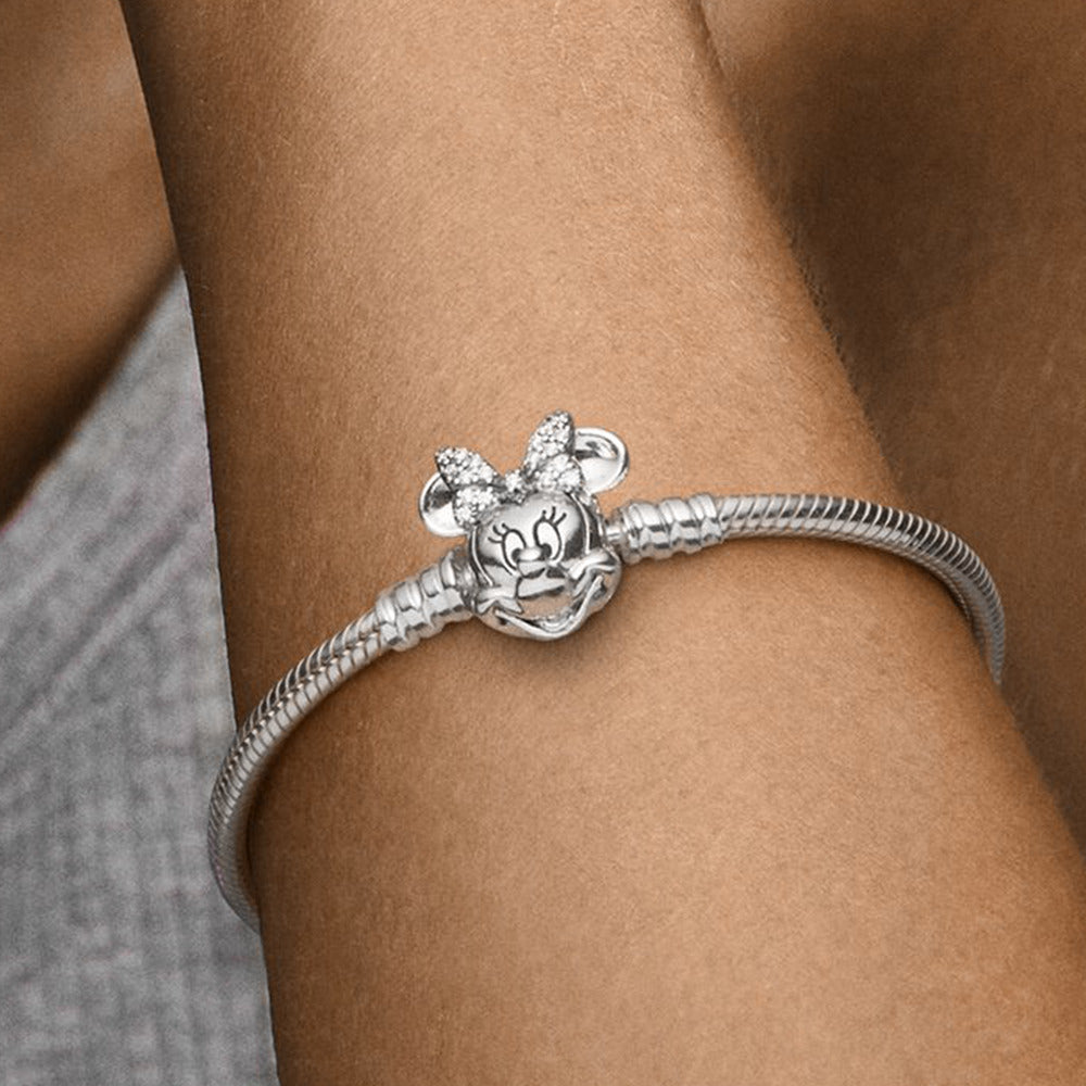 Brazalete PANDORA x DISNEY Retrato De Minnie Reluciente